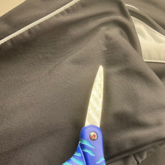 VTG Puma Mens Medium Black Gray Track Jacket Y2K Retro Full Zip*Read - Picture 8 of 15